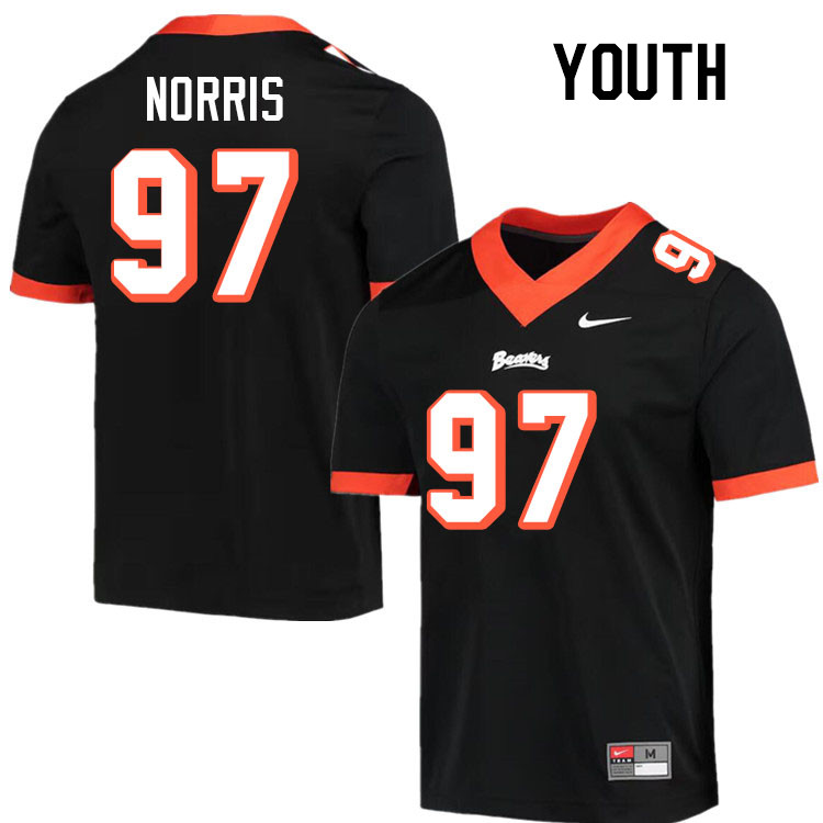 Youth #97 Nick Norris Oregon State Beavers College Football Jerseys Stitched-Throwback